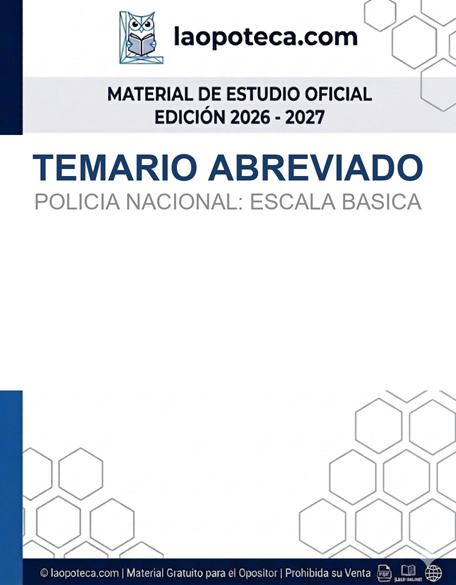 TEMARIO ABREVIADO. POLICIA NACIONAL: ESCALA BASICA - gratis pdf2