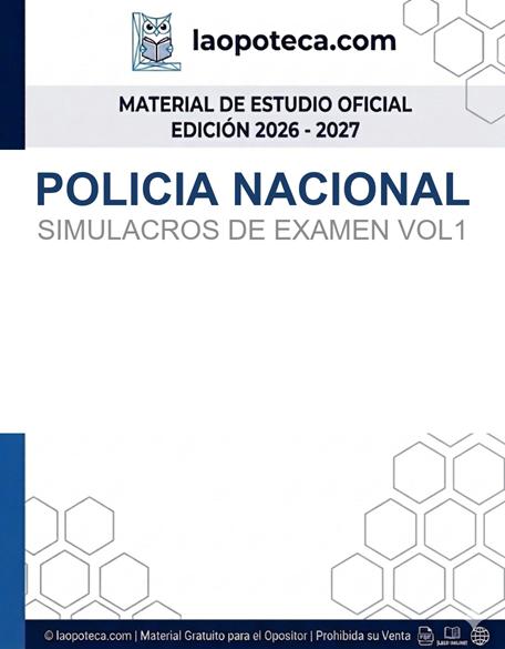 POLICIA NACIONAL. SIMULACROS DE EXAMEN VOL1 - gratis pdf2
