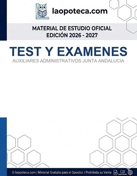 TEST Y EXAMENES. AUXILIARES ADMINISTRATIVOS JUNTA ANDALUCIA - gratis pdf2