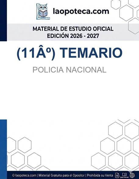 (11º) TEMARIO. POLICIA NACIONAL - gratis pdf2
