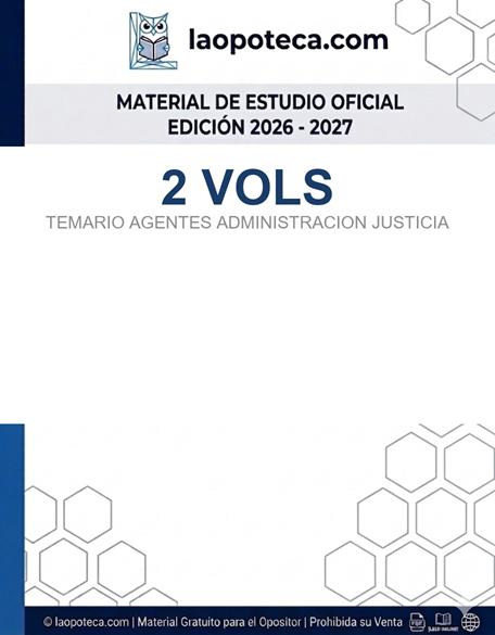 2 VOLS. TEMARIO AGENTES ADMINISTRACION JUSTICIA - gratis pdf2