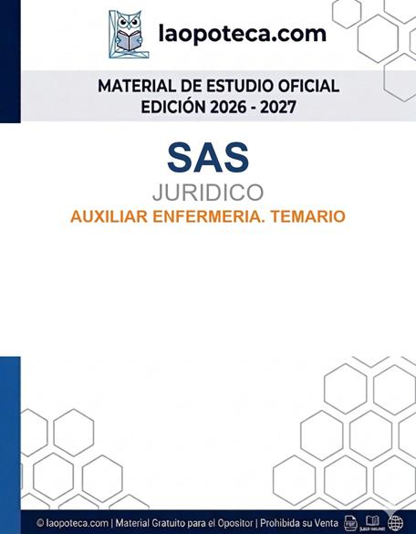 SAS. JURIDICO. AUXILIAR ENFERMERIA. TEMARIO - gratis pdf2